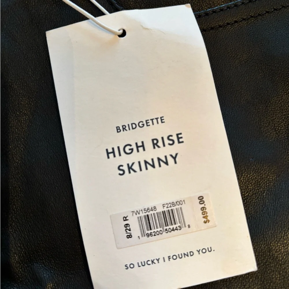 Lucky Brand Black Leather Pants - Picture 3 of 4